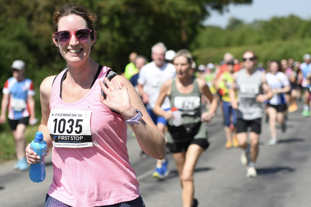 Runners at the Hatfield Broad Oak 10K, 2026