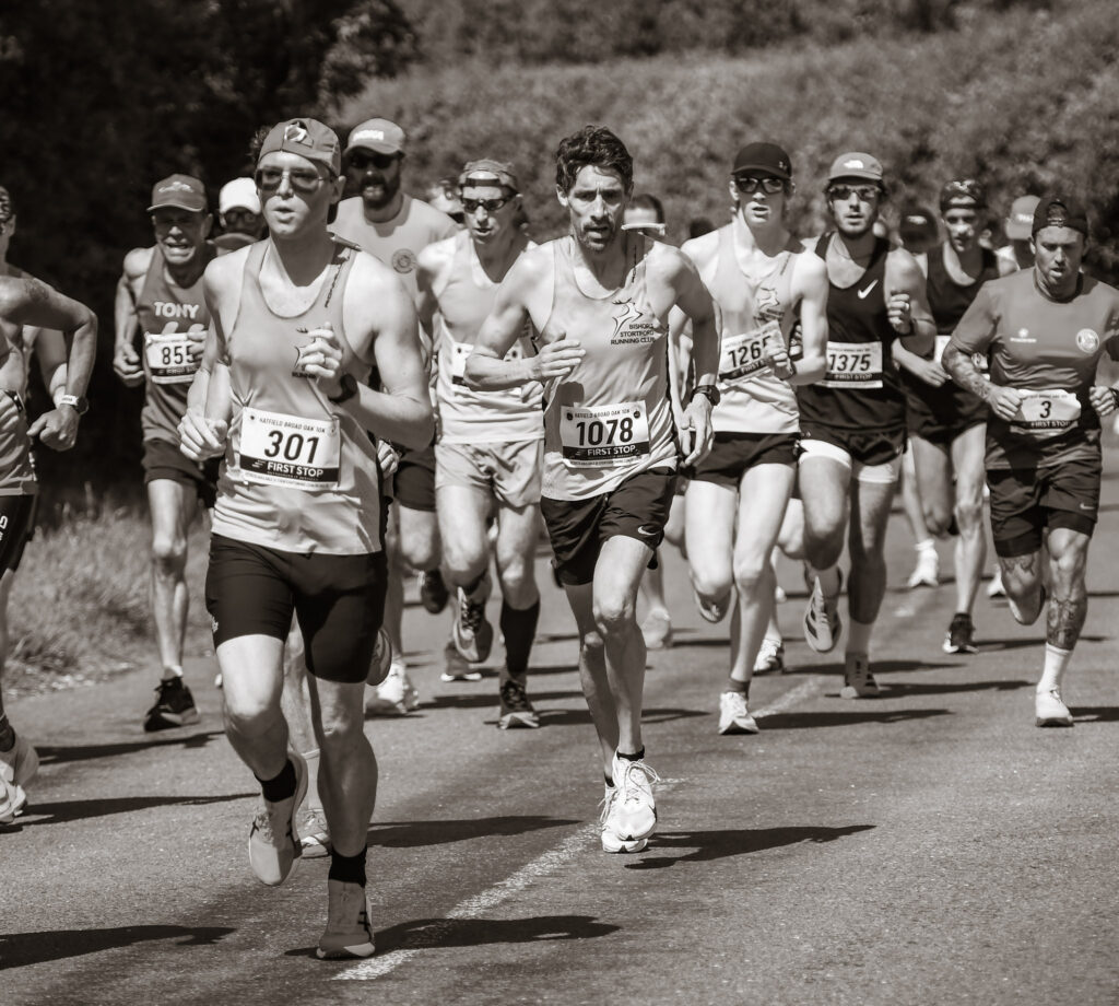Runners at the Hatfield Broad Oak 10K, 2026